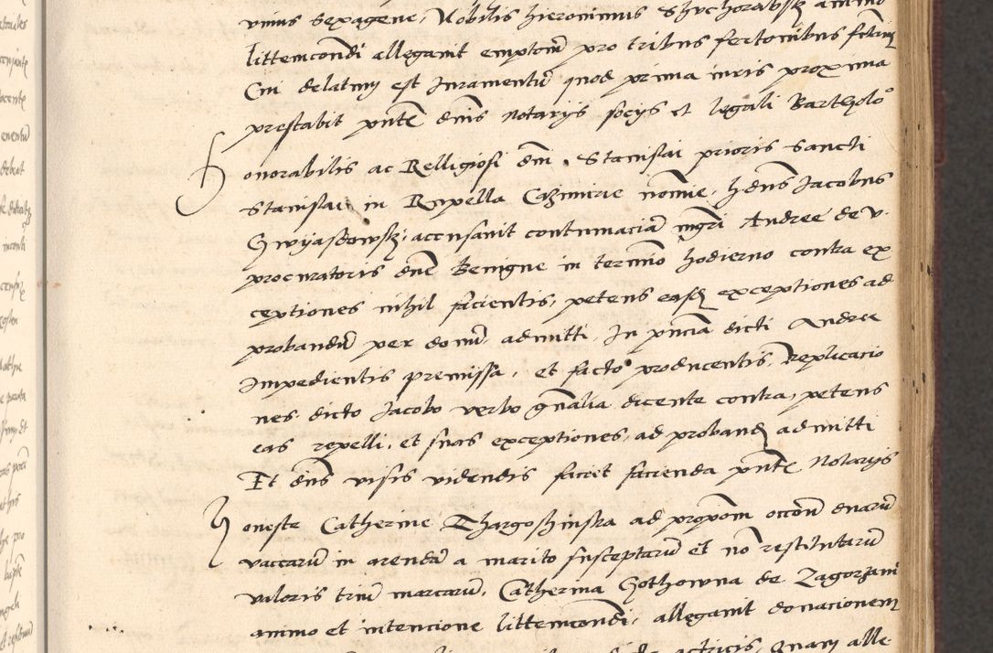 Zdjęcie nr 169 dla obiektu archiwalnego: Acta actorum, obligacionum sententiarumque tam interlocutoriarum quam diffinitivarum coram reverendo domino Thoma Roschnowsky canonico et officiali Cracoviensi generali ad annum Domini 1534, indicione septima, pontificatus sanctissimi in Christo patris domini et domini Clementis pape septimi, anno ipsius undecimo vel alias, ut dicitur vacante sede apostolica feliciter continuantur