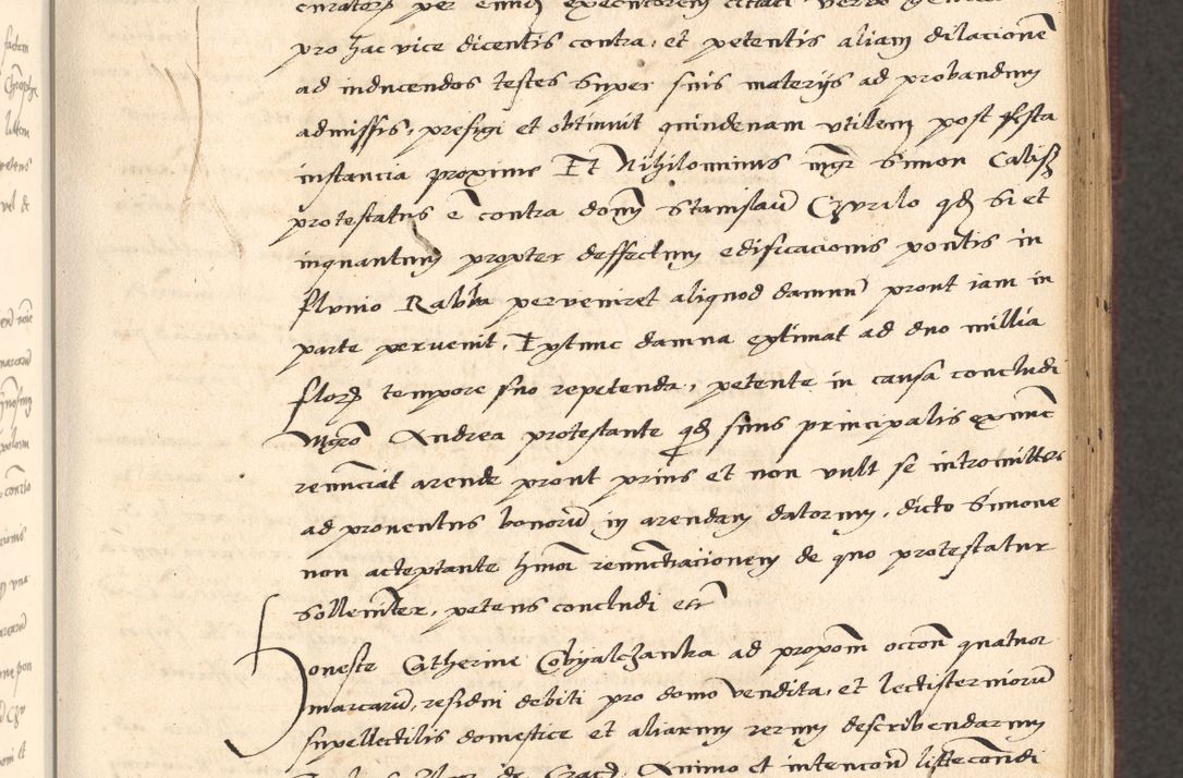 Zdjęcie nr 161 dla obiektu archiwalnego: Acta actorum, obligacionum sententiarumque tam interlocutoriarum quam diffinitivarum coram reverendo domino Thoma Roschnowsky canonico et officiali Cracoviensi generali ad annum Domini 1534, indicione septima, pontificatus sanctissimi in Christo patris domini et domini Clementis pape septimi, anno ipsius undecimo vel alias, ut dicitur vacante sede apostolica feliciter continuantur