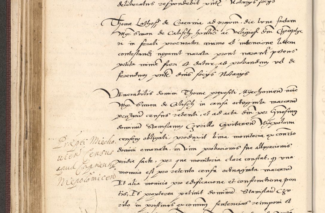 Zdjęcie nr 160 dla obiektu archiwalnego: Acta actorum, obligacionum sententiarumque tam interlocutoriarum quam diffinitivarum coram reverendo domino Thoma Roschnowsky canonico et officiali Cracoviensi generali ad annum Domini 1534, indicione septima, pontificatus sanctissimi in Christo patris domini et domini Clementis pape septimi, anno ipsius undecimo vel alias, ut dicitur vacante sede apostolica feliciter continuantur
