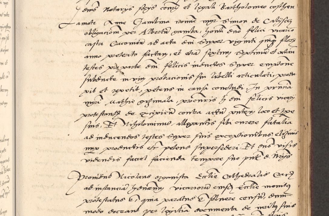 Zdjęcie nr 159 dla obiektu archiwalnego: Acta actorum, obligacionum sententiarumque tam interlocutoriarum quam diffinitivarum coram reverendo domino Thoma Roschnowsky canonico et officiali Cracoviensi generali ad annum Domini 1534, indicione septima, pontificatus sanctissimi in Christo patris domini et domini Clementis pape septimi, anno ipsius undecimo vel alias, ut dicitur vacante sede apostolica feliciter continuantur