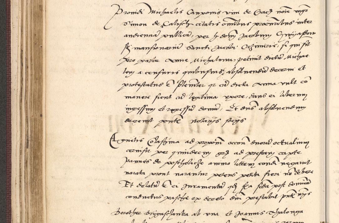 Zdjęcie nr 158 dla obiektu archiwalnego: Acta actorum, obligacionum sententiarumque tam interlocutoriarum quam diffinitivarum coram reverendo domino Thoma Roschnowsky canonico et officiali Cracoviensi generali ad annum Domini 1534, indicione septima, pontificatus sanctissimi in Christo patris domini et domini Clementis pape septimi, anno ipsius undecimo vel alias, ut dicitur vacante sede apostolica feliciter continuantur
