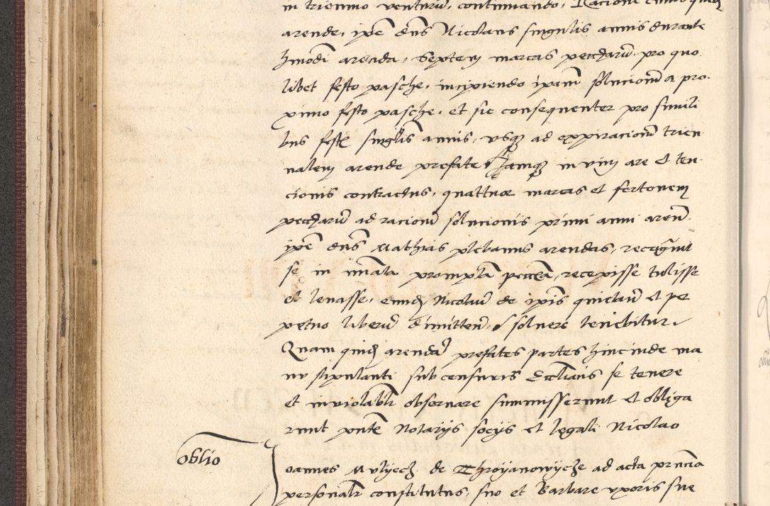 Zdjęcie nr 156 dla obiektu archiwalnego: Acta actorum, obligacionum sententiarumque tam interlocutoriarum quam diffinitivarum coram reverendo domino Thoma Roschnowsky canonico et officiali Cracoviensi generali ad annum Domini 1534, indicione septima, pontificatus sanctissimi in Christo patris domini et domini Clementis pape septimi, anno ipsius undecimo vel alias, ut dicitur vacante sede apostolica feliciter continuantur