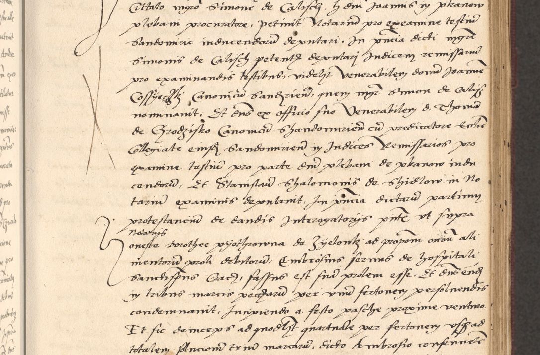 Zdjęcie nr 149 dla obiektu archiwalnego: Acta actorum, obligacionum sententiarumque tam interlocutoriarum quam diffinitivarum coram reverendo domino Thoma Roschnowsky canonico et officiali Cracoviensi generali ad annum Domini 1534, indicione septima, pontificatus sanctissimi in Christo patris domini et domini Clementis pape septimi, anno ipsius undecimo vel alias, ut dicitur vacante sede apostolica feliciter continuantur