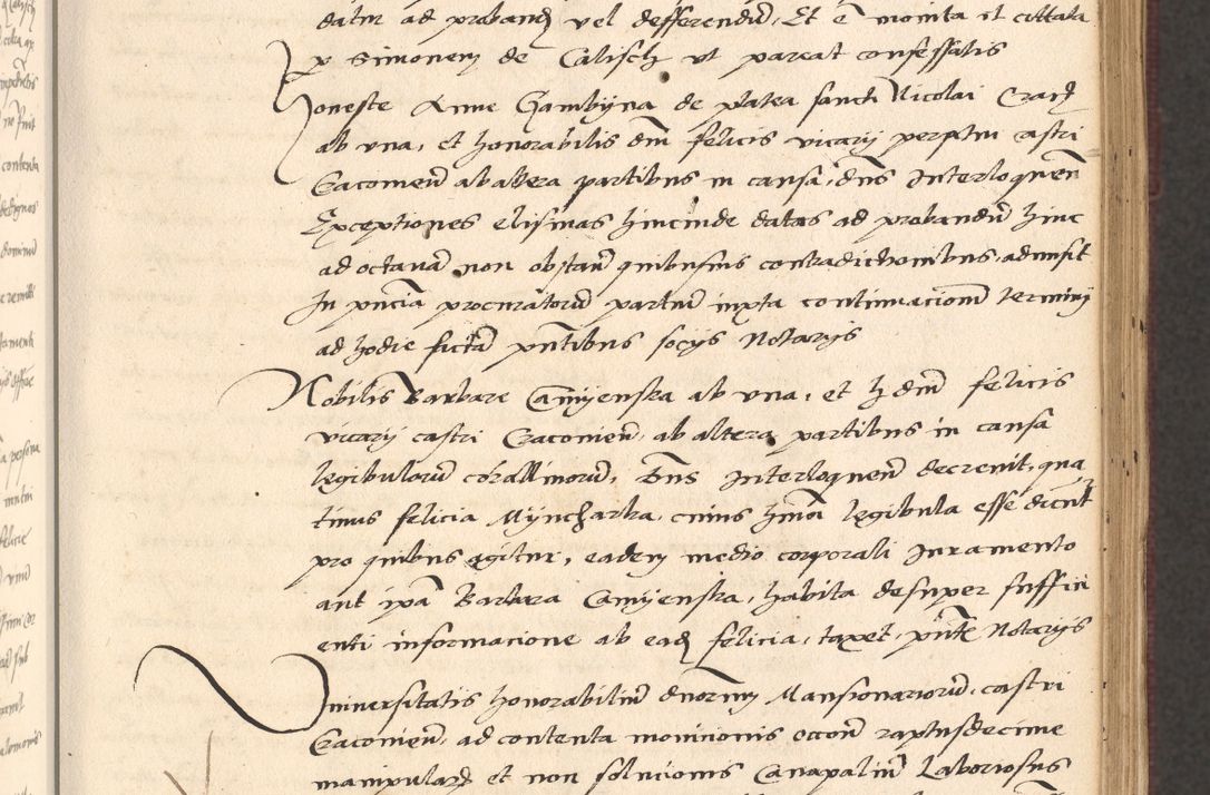 Zdjęcie nr 147 dla obiektu archiwalnego: Acta actorum, obligacionum sententiarumque tam interlocutoriarum quam diffinitivarum coram reverendo domino Thoma Roschnowsky canonico et officiali Cracoviensi generali ad annum Domini 1534, indicione septima, pontificatus sanctissimi in Christo patris domini et domini Clementis pape septimi, anno ipsius undecimo vel alias, ut dicitur vacante sede apostolica feliciter continuantur