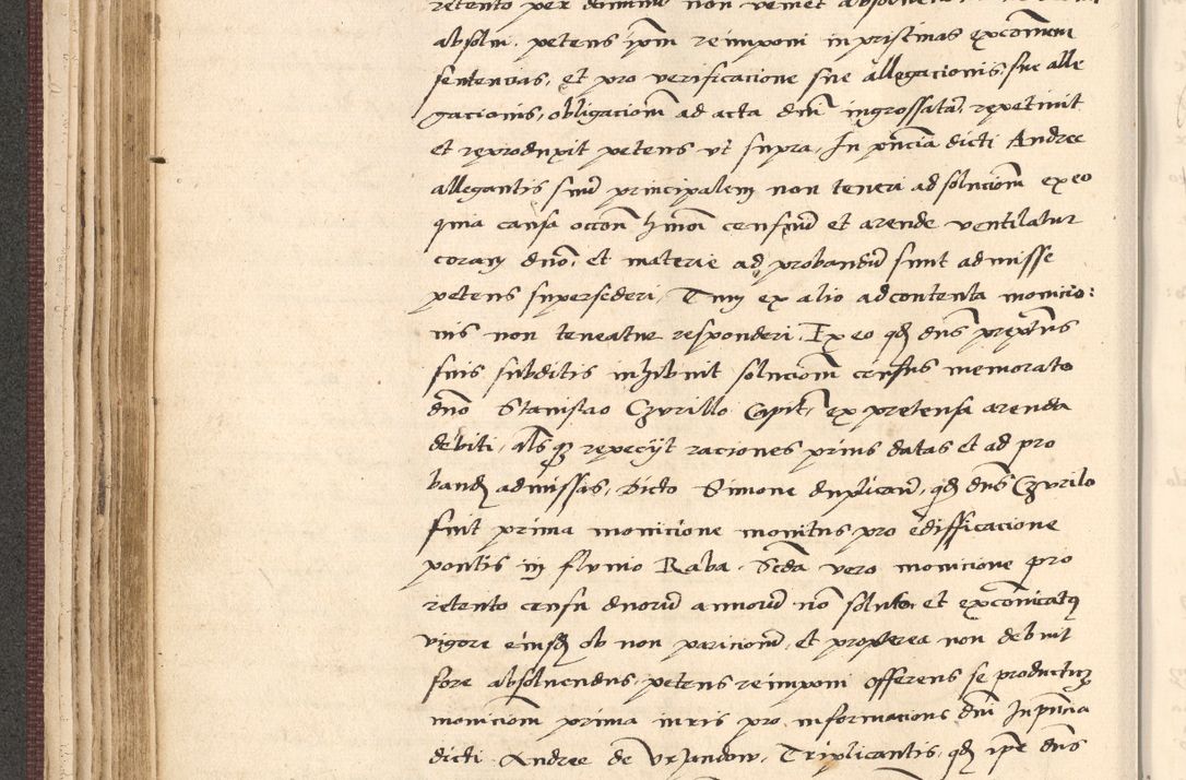 Zdjęcie nr 148 dla obiektu archiwalnego: Acta actorum, obligacionum sententiarumque tam interlocutoriarum quam diffinitivarum coram reverendo domino Thoma Roschnowsky canonico et officiali Cracoviensi generali ad annum Domini 1534, indicione septima, pontificatus sanctissimi in Christo patris domini et domini Clementis pape septimi, anno ipsius undecimo vel alias, ut dicitur vacante sede apostolica feliciter continuantur