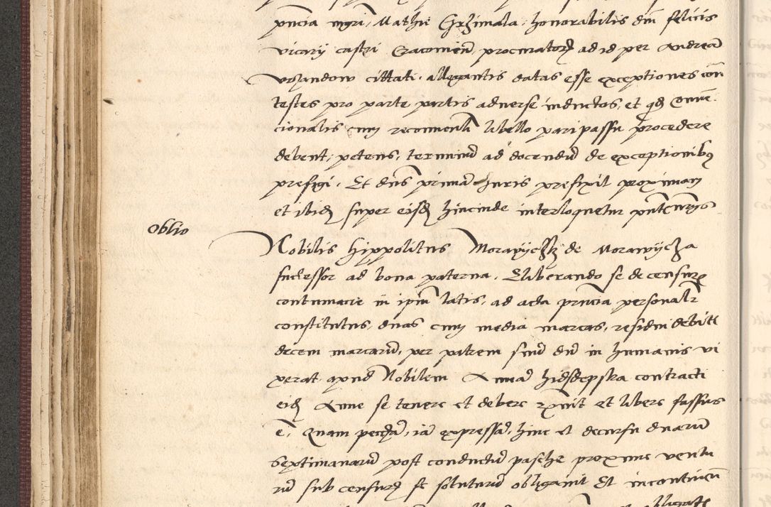 Zdjęcie nr 140 dla obiektu archiwalnego: Acta actorum, obligacionum sententiarumque tam interlocutoriarum quam diffinitivarum coram reverendo domino Thoma Roschnowsky canonico et officiali Cracoviensi generali ad annum Domini 1534, indicione septima, pontificatus sanctissimi in Christo patris domini et domini Clementis pape septimi, anno ipsius undecimo vel alias, ut dicitur vacante sede apostolica feliciter continuantur
