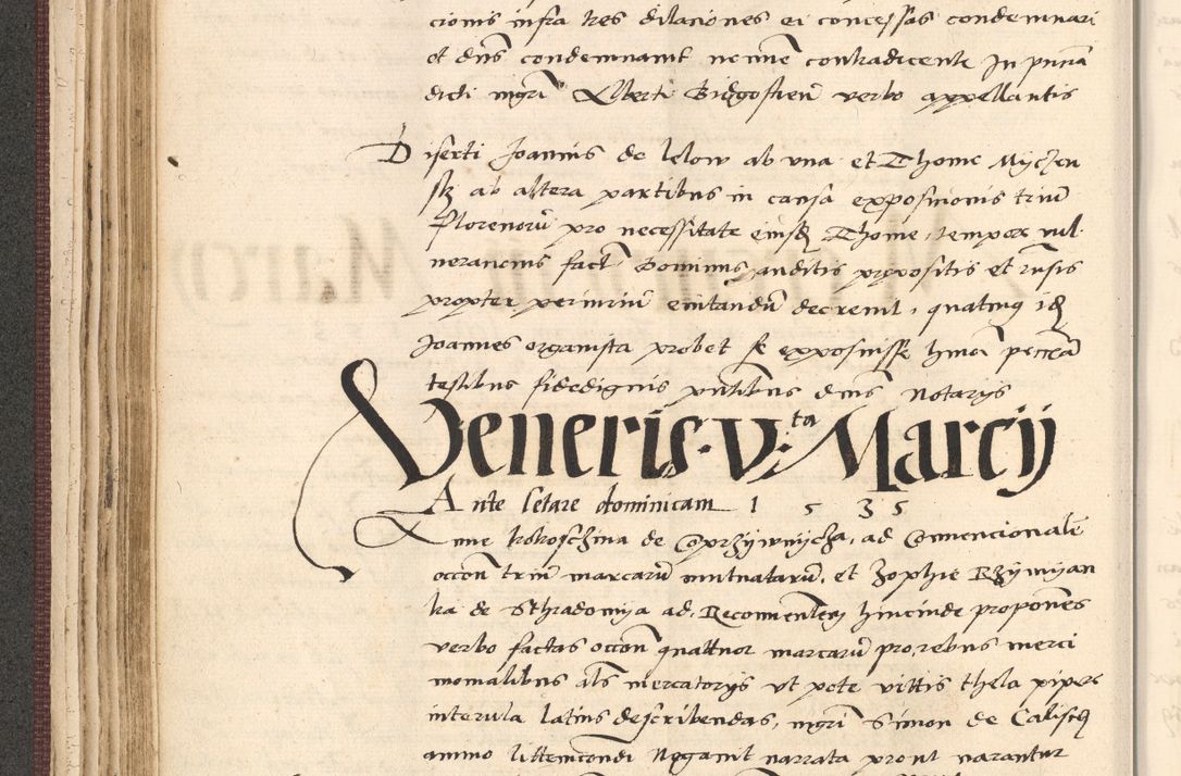 Zdjęcie nr 134 dla obiektu archiwalnego: Acta actorum, obligacionum sententiarumque tam interlocutoriarum quam diffinitivarum coram reverendo domino Thoma Roschnowsky canonico et officiali Cracoviensi generali ad annum Domini 1534, indicione septima, pontificatus sanctissimi in Christo patris domini et domini Clementis pape septimi, anno ipsius undecimo vel alias, ut dicitur vacante sede apostolica feliciter continuantur