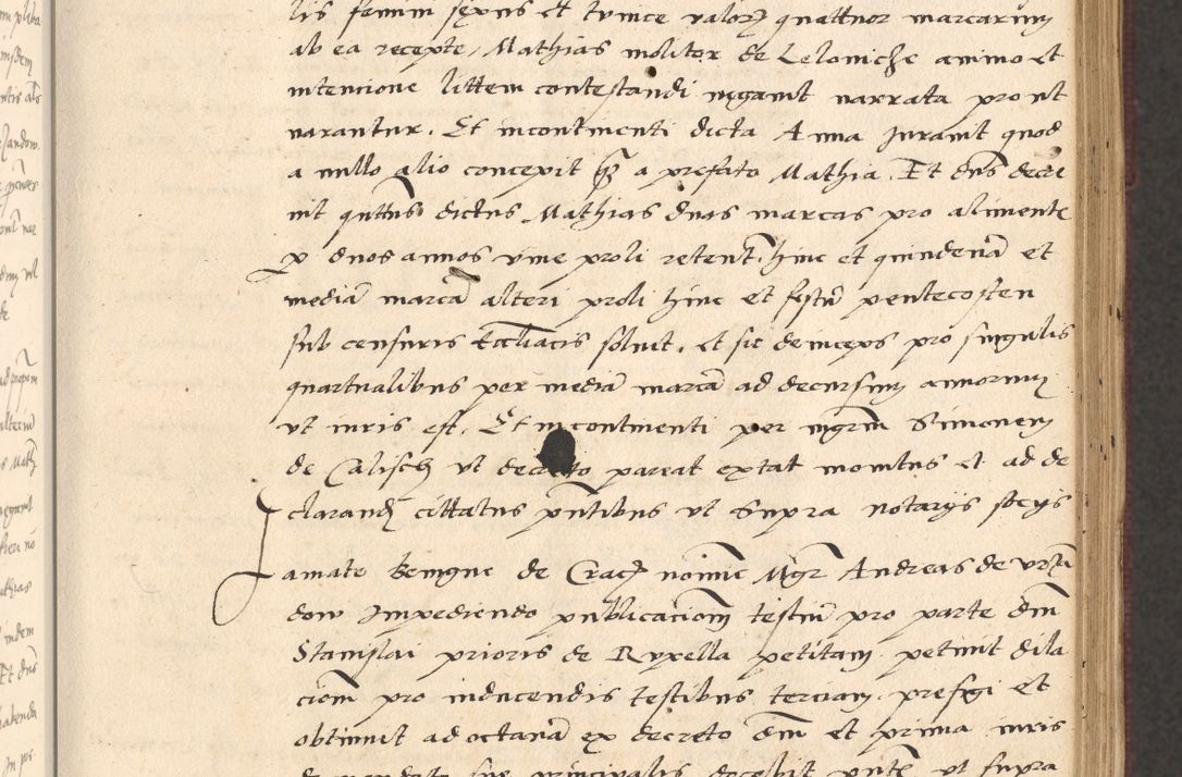 Zdjęcie nr 131 dla obiektu archiwalnego: Acta actorum, obligacionum sententiarumque tam interlocutoriarum quam diffinitivarum coram reverendo domino Thoma Roschnowsky canonico et officiali Cracoviensi generali ad annum Domini 1534, indicione septima, pontificatus sanctissimi in Christo patris domini et domini Clementis pape septimi, anno ipsius undecimo vel alias, ut dicitur vacante sede apostolica feliciter continuantur