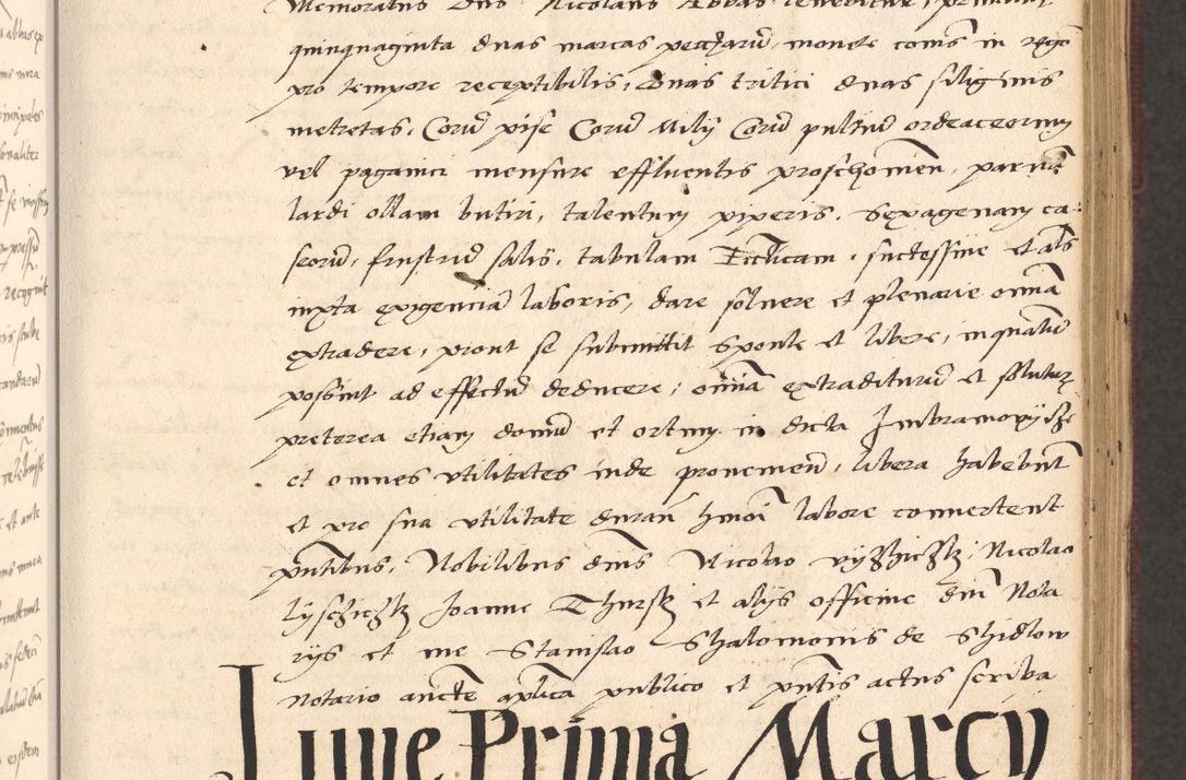 Zdjęcie nr 129 dla obiektu archiwalnego: Acta actorum, obligacionum sententiarumque tam interlocutoriarum quam diffinitivarum coram reverendo domino Thoma Roschnowsky canonico et officiali Cracoviensi generali ad annum Domini 1534, indicione septima, pontificatus sanctissimi in Christo patris domini et domini Clementis pape septimi, anno ipsius undecimo vel alias, ut dicitur vacante sede apostolica feliciter continuantur