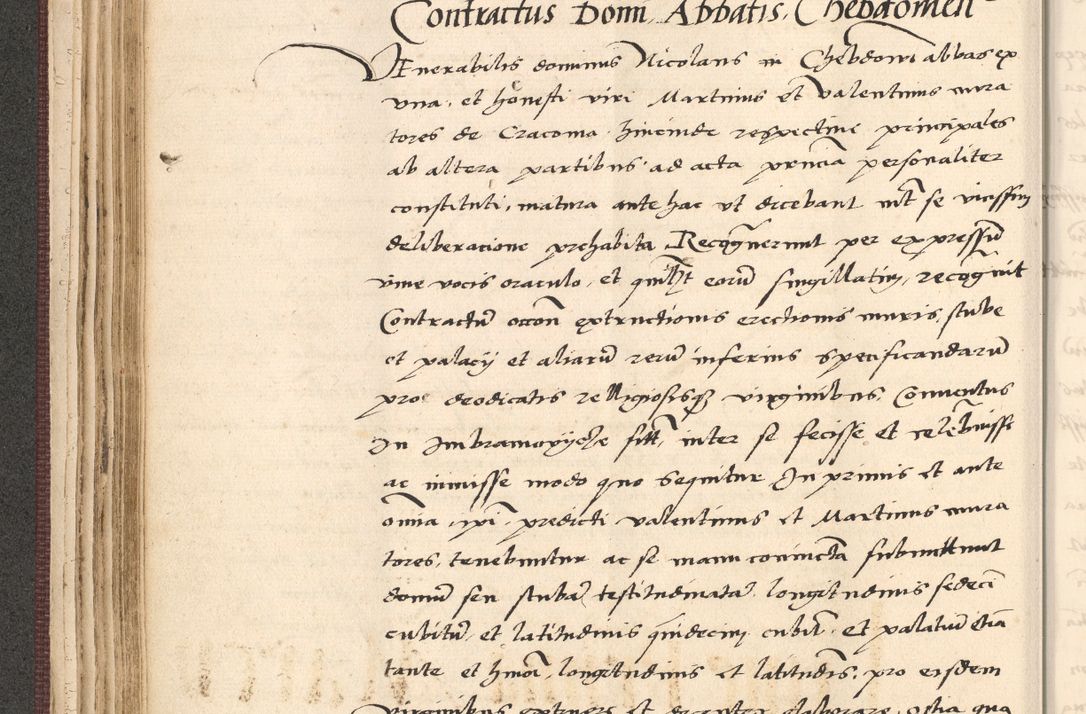 Zdjęcie nr 128 dla obiektu archiwalnego: Acta actorum, obligacionum sententiarumque tam interlocutoriarum quam diffinitivarum coram reverendo domino Thoma Roschnowsky canonico et officiali Cracoviensi generali ad annum Domini 1534, indicione septima, pontificatus sanctissimi in Christo patris domini et domini Clementis pape septimi, anno ipsius undecimo vel alias, ut dicitur vacante sede apostolica feliciter continuantur