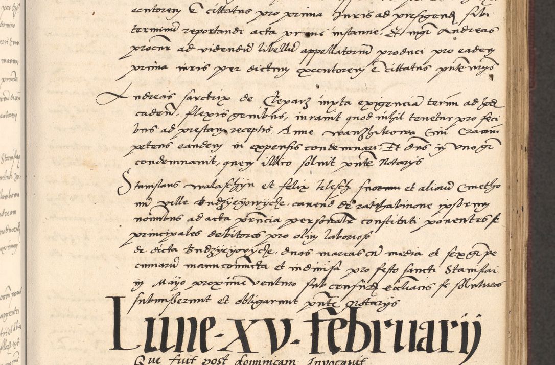 Zdjęcie nr 113 dla obiektu archiwalnego: Acta actorum, obligacionum sententiarumque tam interlocutoriarum quam diffinitivarum coram reverendo domino Thoma Roschnowsky canonico et officiali Cracoviensi generali ad annum Domini 1534, indicione septima, pontificatus sanctissimi in Christo patris domini et domini Clementis pape septimi, anno ipsius undecimo vel alias, ut dicitur vacante sede apostolica feliciter continuantur