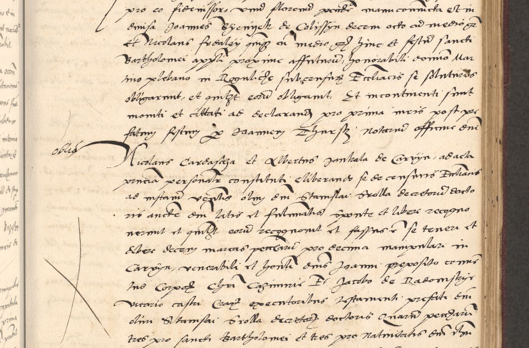 Zdjęcie nr 115 dla obiektu archiwalnego: Acta actorum, obligacionum sententiarumque tam interlocutoriarum quam diffinitivarum coram reverendo domino Thoma Roschnowsky canonico et officiali Cracoviensi generali ad annum Domini 1534, indicione septima, pontificatus sanctissimi in Christo patris domini et domini Clementis pape septimi, anno ipsius undecimo vel alias, ut dicitur vacante sede apostolica feliciter continuantur