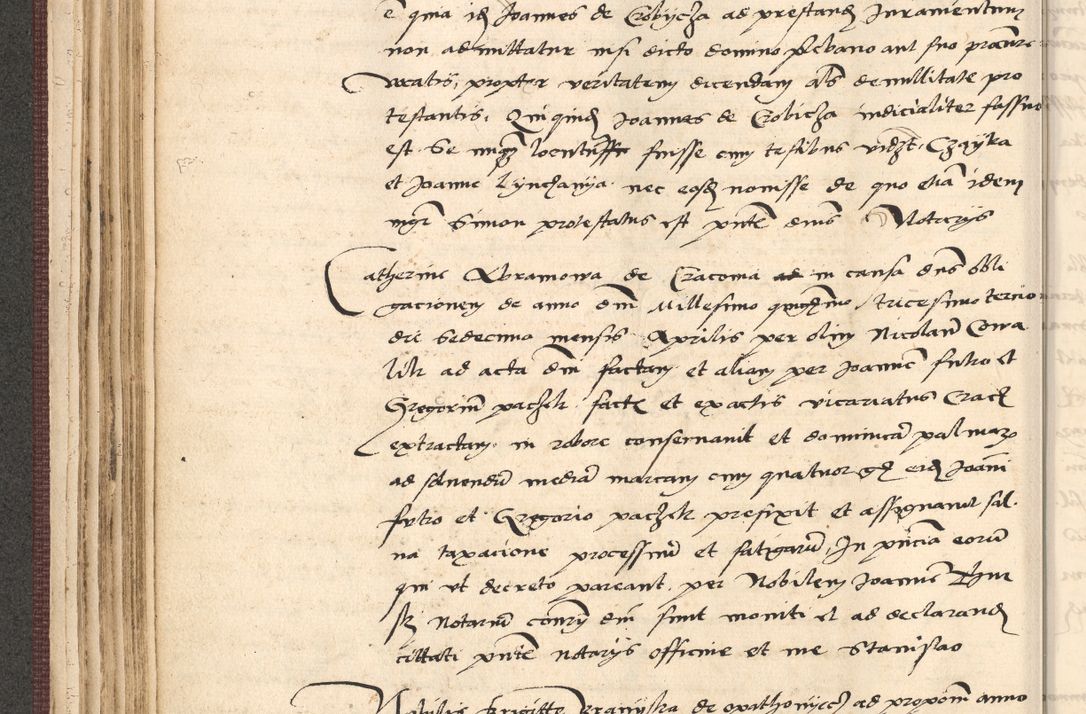 Zdjęcie nr 116 dla obiektu archiwalnego: Acta actorum, obligacionum sententiarumque tam interlocutoriarum quam diffinitivarum coram reverendo domino Thoma Roschnowsky canonico et officiali Cracoviensi generali ad annum Domini 1534, indicione septima, pontificatus sanctissimi in Christo patris domini et domini Clementis pape septimi, anno ipsius undecimo vel alias, ut dicitur vacante sede apostolica feliciter continuantur