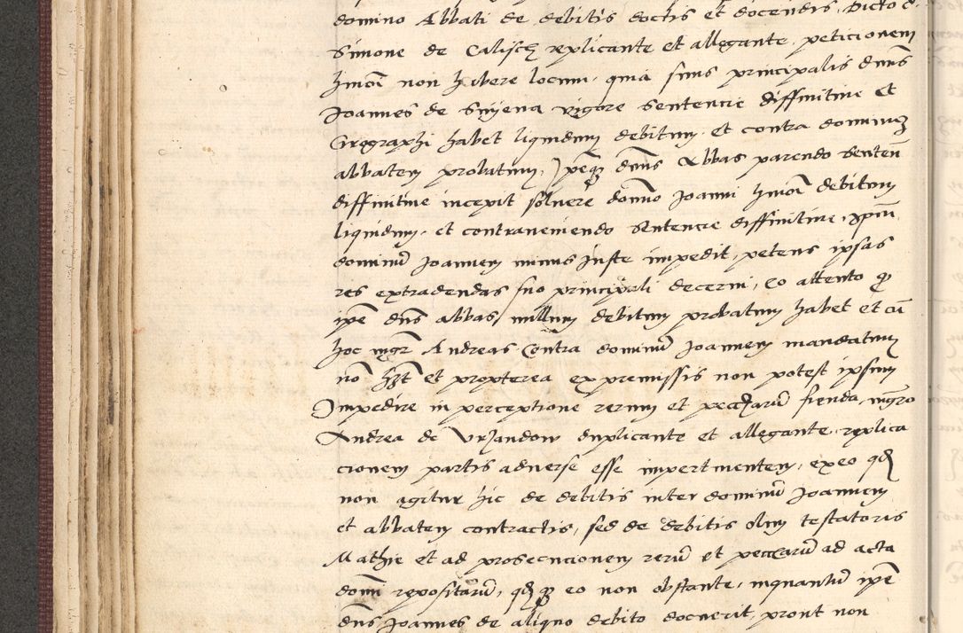 Zdjęcie nr 100 dla obiektu archiwalnego: Acta actorum, obligacionum sententiarumque tam interlocutoriarum quam diffinitivarum coram reverendo domino Thoma Roschnowsky canonico et officiali Cracoviensi generali ad annum Domini 1534, indicione septima, pontificatus sanctissimi in Christo patris domini et domini Clementis pape septimi, anno ipsius undecimo vel alias, ut dicitur vacante sede apostolica feliciter continuantur