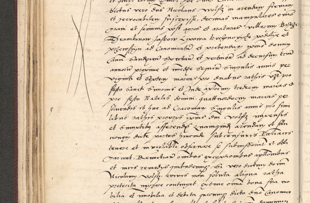 Zdjęcie nr 98 dla obiektu archiwalnego: Acta actorum, obligacionum sententiarumque tam interlocutoriarum quam diffinitivarum coram reverendo domino Thoma Roschnowsky canonico et officiali Cracoviensi generali ad annum Domini 1534, indicione septima, pontificatus sanctissimi in Christo patris domini et domini Clementis pape septimi, anno ipsius undecimo vel alias, ut dicitur vacante sede apostolica feliciter continuantur