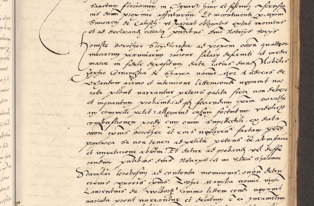Zdjęcie nr 97 dla obiektu archiwalnego: Acta actorum, obligacionum sententiarumque tam interlocutoriarum quam diffinitivarum coram reverendo domino Thoma Roschnowsky canonico et officiali Cracoviensi generali ad annum Domini 1534, indicione septima, pontificatus sanctissimi in Christo patris domini et domini Clementis pape septimi, anno ipsius undecimo vel alias, ut dicitur vacante sede apostolica feliciter continuantur