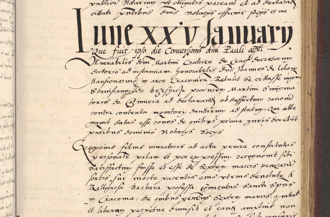 Zdjęcie nr 93 dla obiektu archiwalnego: Acta actorum, obligacionum sententiarumque tam interlocutoriarum quam diffinitivarum coram reverendo domino Thoma Roschnowsky canonico et officiali Cracoviensi generali ad annum Domini 1534, indicione septima, pontificatus sanctissimi in Christo patris domini et domini Clementis pape septimi, anno ipsius undecimo vel alias, ut dicitur vacante sede apostolica feliciter continuantur