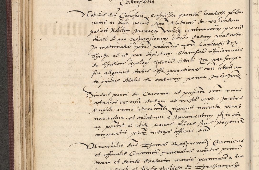 Zdjęcie nr 94 dla obiektu archiwalnego: Acta actorum, obligacionum sententiarumque tam interlocutoriarum quam diffinitivarum coram reverendo domino Thoma Roschnowsky canonico et officiali Cracoviensi generali ad annum Domini 1534, indicione septima, pontificatus sanctissimi in Christo patris domini et domini Clementis pape septimi, anno ipsius undecimo vel alias, ut dicitur vacante sede apostolica feliciter continuantur