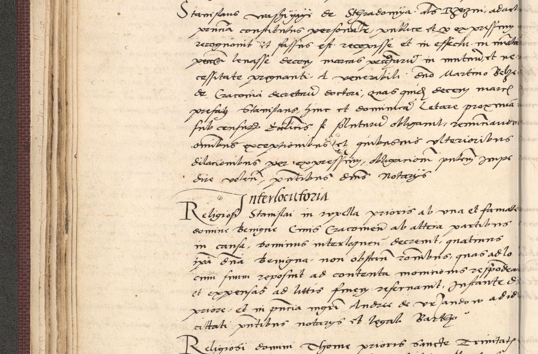 Zdjęcie nr 88 dla obiektu archiwalnego: Acta actorum, obligacionum sententiarumque tam interlocutoriarum quam diffinitivarum coram reverendo domino Thoma Roschnowsky canonico et officiali Cracoviensi generali ad annum Domini 1534, indicione septima, pontificatus sanctissimi in Christo patris domini et domini Clementis pape septimi, anno ipsius undecimo vel alias, ut dicitur vacante sede apostolica feliciter continuantur