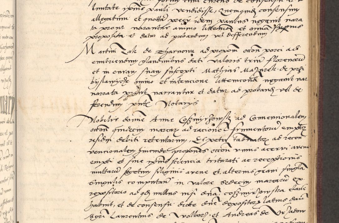 Zdjęcie nr 91 dla obiektu archiwalnego: Acta actorum, obligacionum sententiarumque tam interlocutoriarum quam diffinitivarum coram reverendo domino Thoma Roschnowsky canonico et officiali Cracoviensi generali ad annum Domini 1534, indicione septima, pontificatus sanctissimi in Christo patris domini et domini Clementis pape septimi, anno ipsius undecimo vel alias, ut dicitur vacante sede apostolica feliciter continuantur