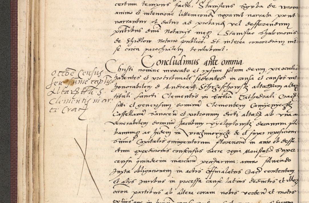 Zdjęcie nr 86 dla obiektu archiwalnego: Acta actorum, obligacionum sententiarumque tam interlocutoriarum quam diffinitivarum coram reverendo domino Thoma Roschnowsky canonico et officiali Cracoviensi generali ad annum Domini 1534, indicione septima, pontificatus sanctissimi in Christo patris domini et domini Clementis pape septimi, anno ipsius undecimo vel alias, ut dicitur vacante sede apostolica feliciter continuantur