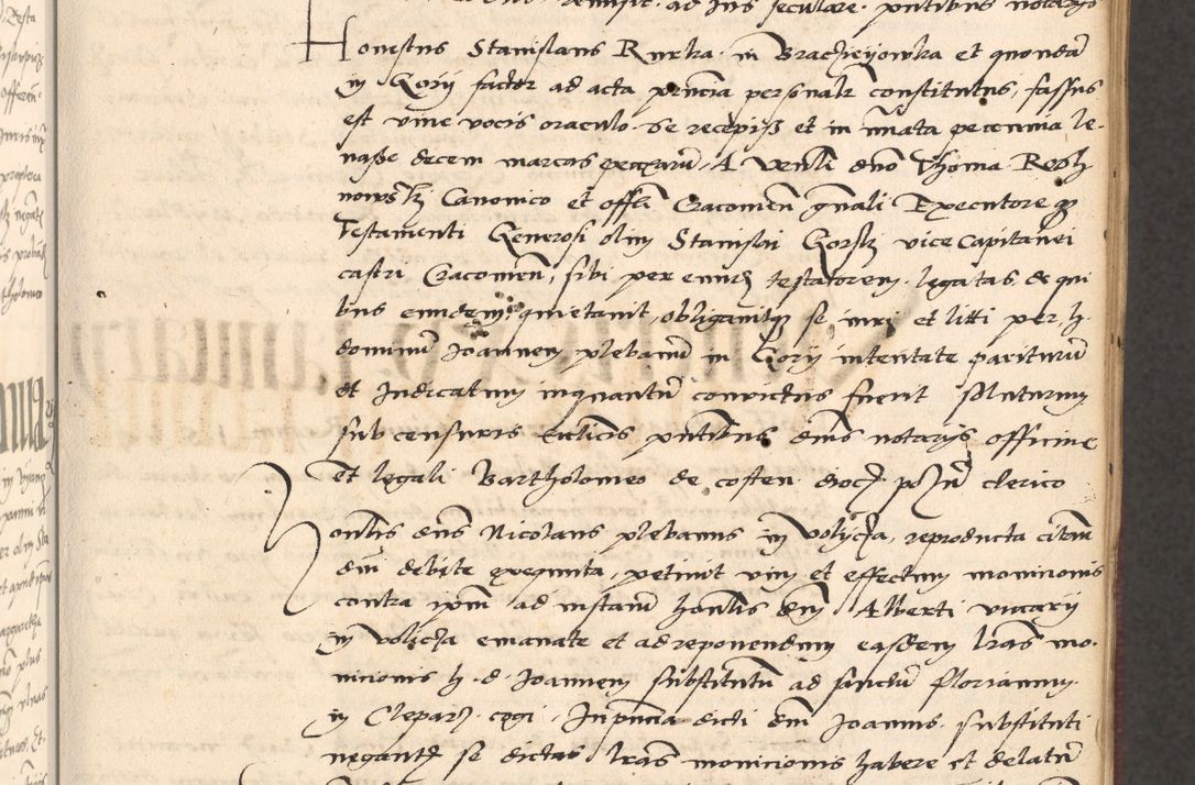 Zdjęcie nr 79 dla obiektu archiwalnego: Acta actorum, obligacionum sententiarumque tam interlocutoriarum quam diffinitivarum coram reverendo domino Thoma Roschnowsky canonico et officiali Cracoviensi generali ad annum Domini 1534, indicione septima, pontificatus sanctissimi in Christo patris domini et domini Clementis pape septimi, anno ipsius undecimo vel alias, ut dicitur vacante sede apostolica feliciter continuantur