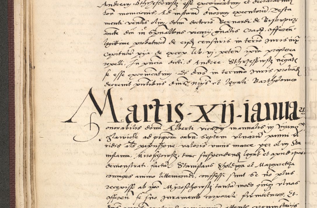 Zdjęcie nr 78 dla obiektu archiwalnego: Acta actorum, obligacionum sententiarumque tam interlocutoriarum quam diffinitivarum coram reverendo domino Thoma Roschnowsky canonico et officiali Cracoviensi generali ad annum Domini 1534, indicione septima, pontificatus sanctissimi in Christo patris domini et domini Clementis pape septimi, anno ipsius undecimo vel alias, ut dicitur vacante sede apostolica feliciter continuantur