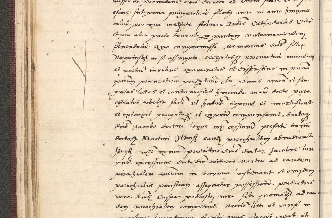 Zdjęcie nr 72 dla obiektu archiwalnego: Acta actorum, obligacionum sententiarumque tam interlocutoriarum quam diffinitivarum coram reverendo domino Thoma Roschnowsky canonico et officiali Cracoviensi generali ad annum Domini 1534, indicione septima, pontificatus sanctissimi in Christo patris domini et domini Clementis pape septimi, anno ipsius undecimo vel alias, ut dicitur vacante sede apostolica feliciter continuantur
