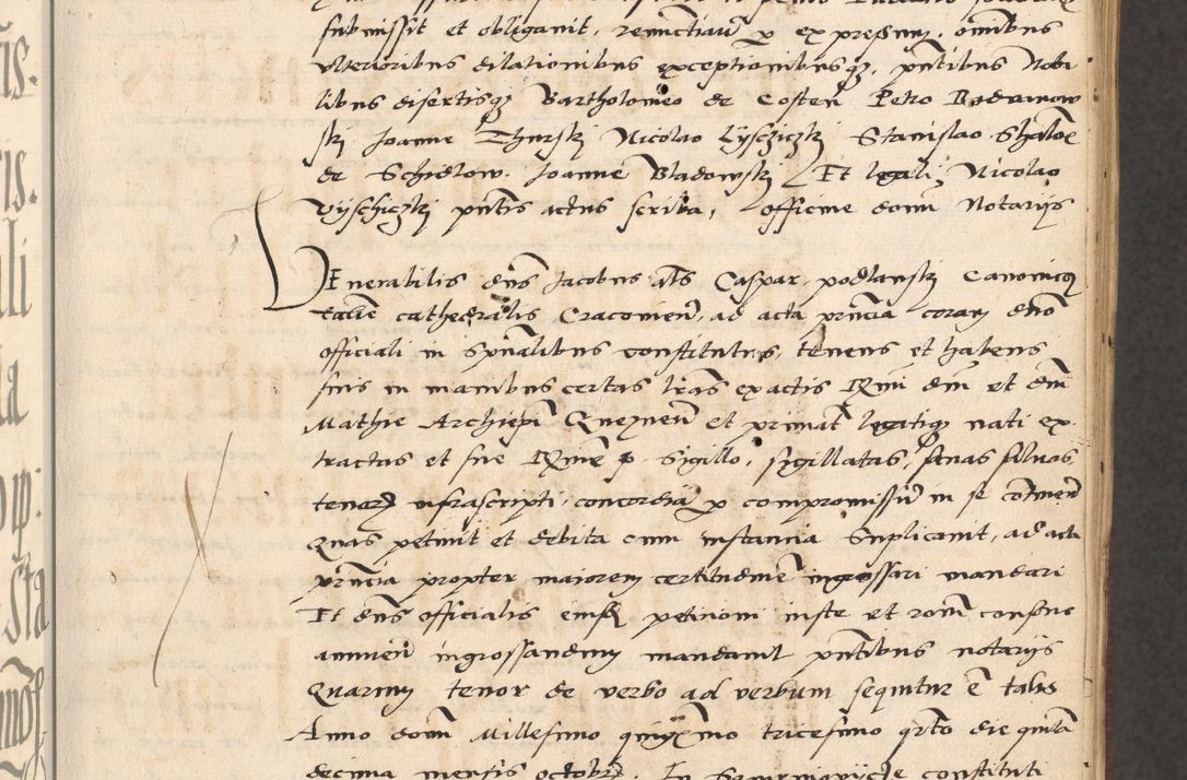 Zdjęcie nr 71 dla obiektu archiwalnego: Acta actorum, obligacionum sententiarumque tam interlocutoriarum quam diffinitivarum coram reverendo domino Thoma Roschnowsky canonico et officiali Cracoviensi generali ad annum Domini 1534, indicione septima, pontificatus sanctissimi in Christo patris domini et domini Clementis pape septimi, anno ipsius undecimo vel alias, ut dicitur vacante sede apostolica feliciter continuantur