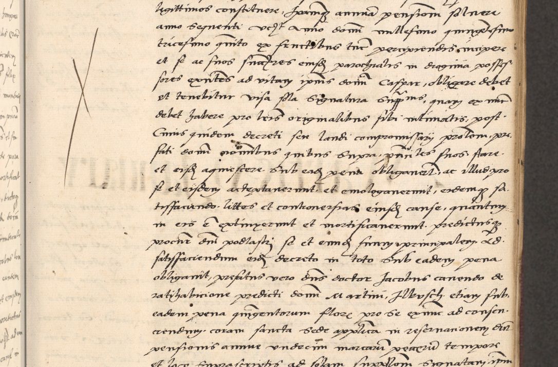 Zdjęcie nr 73 dla obiektu archiwalnego: Acta actorum, obligacionum sententiarumque tam interlocutoriarum quam diffinitivarum coram reverendo domino Thoma Roschnowsky canonico et officiali Cracoviensi generali ad annum Domini 1534, indicione septima, pontificatus sanctissimi in Christo patris domini et domini Clementis pape septimi, anno ipsius undecimo vel alias, ut dicitur vacante sede apostolica feliciter continuantur