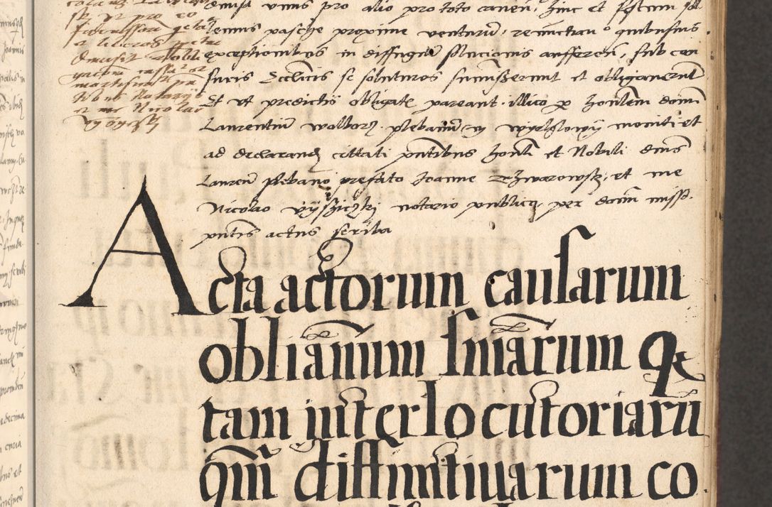Zdjęcie nr 69 dla obiektu archiwalnego: Acta actorum, obligacionum sententiarumque tam interlocutoriarum quam diffinitivarum coram reverendo domino Thoma Roschnowsky canonico et officiali Cracoviensi generali ad annum Domini 1534, indicione septima, pontificatus sanctissimi in Christo patris domini et domini Clementis pape septimi, anno ipsius undecimo vel alias, ut dicitur vacante sede apostolica feliciter continuantur