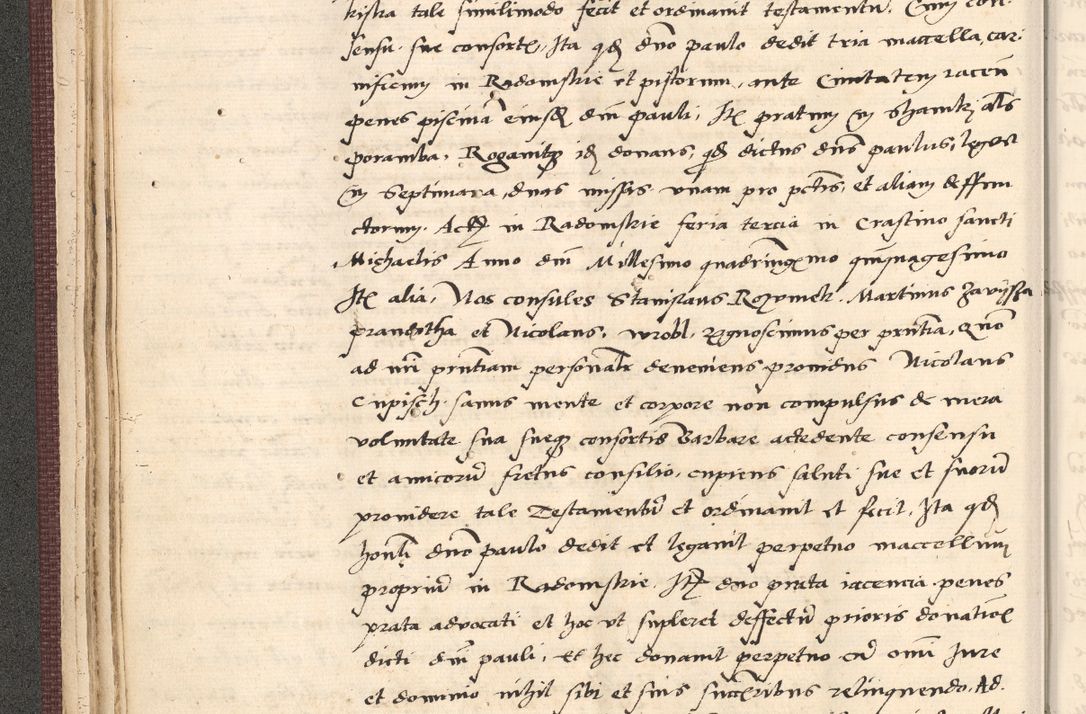 Zdjęcie nr 66 dla obiektu archiwalnego: Acta actorum, obligacionum sententiarumque tam interlocutoriarum quam diffinitivarum coram reverendo domino Thoma Roschnowsky canonico et officiali Cracoviensi generali ad annum Domini 1534, indicione septima, pontificatus sanctissimi in Christo patris domini et domini Clementis pape septimi, anno ipsius undecimo vel alias, ut dicitur vacante sede apostolica feliciter continuantur