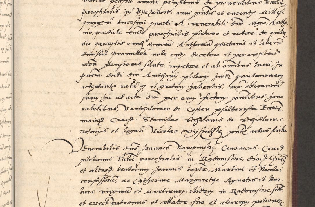 Zdjęcie nr 63 dla obiektu archiwalnego: Acta actorum, obligacionum sententiarumque tam interlocutoriarum quam diffinitivarum coram reverendo domino Thoma Roschnowsky canonico et officiali Cracoviensi generali ad annum Domini 1534, indicione septima, pontificatus sanctissimi in Christo patris domini et domini Clementis pape septimi, anno ipsius undecimo vel alias, ut dicitur vacante sede apostolica feliciter continuantur
