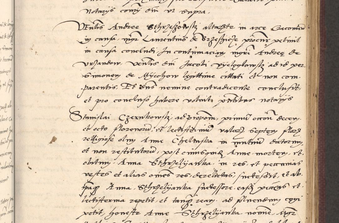 Zdjęcie nr 61 dla obiektu archiwalnego: Acta actorum, obligacionum sententiarumque tam interlocutoriarum quam diffinitivarum coram reverendo domino Thoma Roschnowsky canonico et officiali Cracoviensi generali ad annum Domini 1534, indicione septima, pontificatus sanctissimi in Christo patris domini et domini Clementis pape septimi, anno ipsius undecimo vel alias, ut dicitur vacante sede apostolica feliciter continuantur