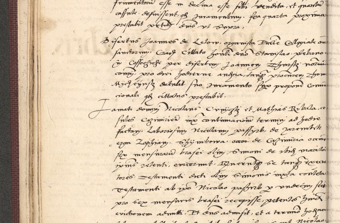 Zdjęcie nr 58 dla obiektu archiwalnego: Acta actorum, obligacionum sententiarumque tam interlocutoriarum quam diffinitivarum coram reverendo domino Thoma Roschnowsky canonico et officiali Cracoviensi generali ad annum Domini 1534, indicione septima, pontificatus sanctissimi in Christo patris domini et domini Clementis pape septimi, anno ipsius undecimo vel alias, ut dicitur vacante sede apostolica feliciter continuantur