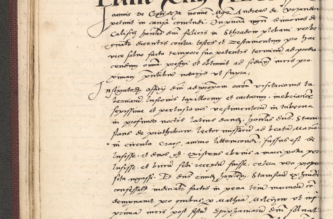 Zdjęcie nr 54 dla obiektu archiwalnego: Acta actorum, obligacionum sententiarumque tam interlocutoriarum quam diffinitivarum coram reverendo domino Thoma Roschnowsky canonico et officiali Cracoviensi generali ad annum Domini 1534, indicione septima, pontificatus sanctissimi in Christo patris domini et domini Clementis pape septimi, anno ipsius undecimo vel alias, ut dicitur vacante sede apostolica feliciter continuantur