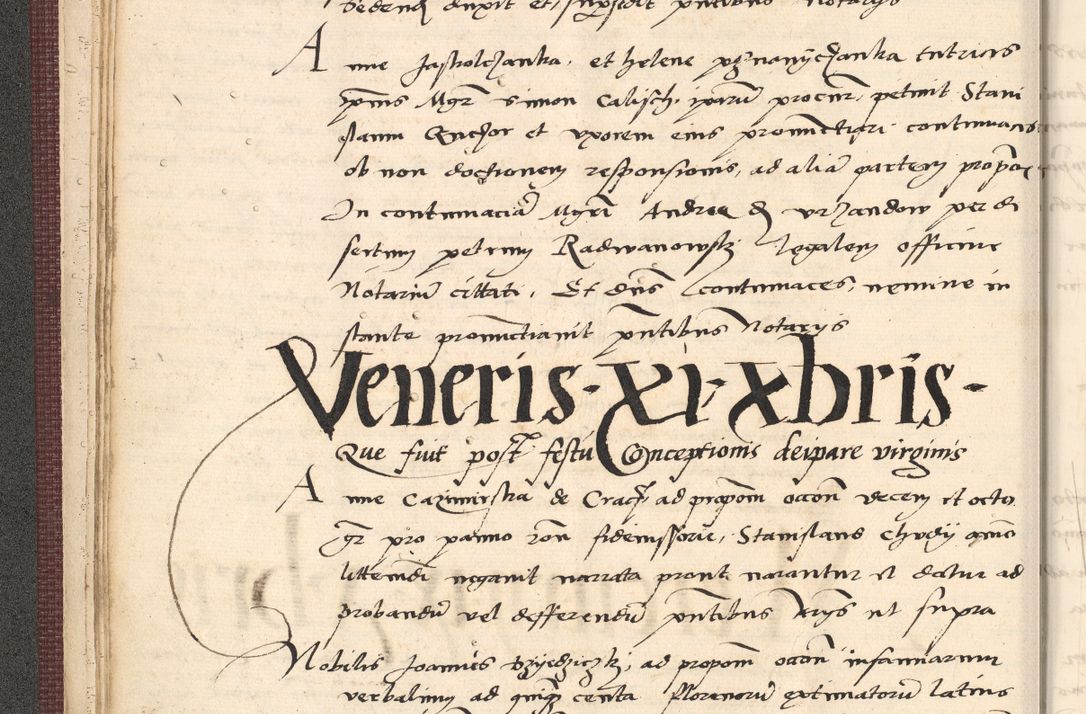 Zdjęcie nr 50 dla obiektu archiwalnego: Acta actorum, obligacionum sententiarumque tam interlocutoriarum quam diffinitivarum coram reverendo domino Thoma Roschnowsky canonico et officiali Cracoviensi generali ad annum Domini 1534, indicione septima, pontificatus sanctissimi in Christo patris domini et domini Clementis pape septimi, anno ipsius undecimo vel alias, ut dicitur vacante sede apostolica feliciter continuantur