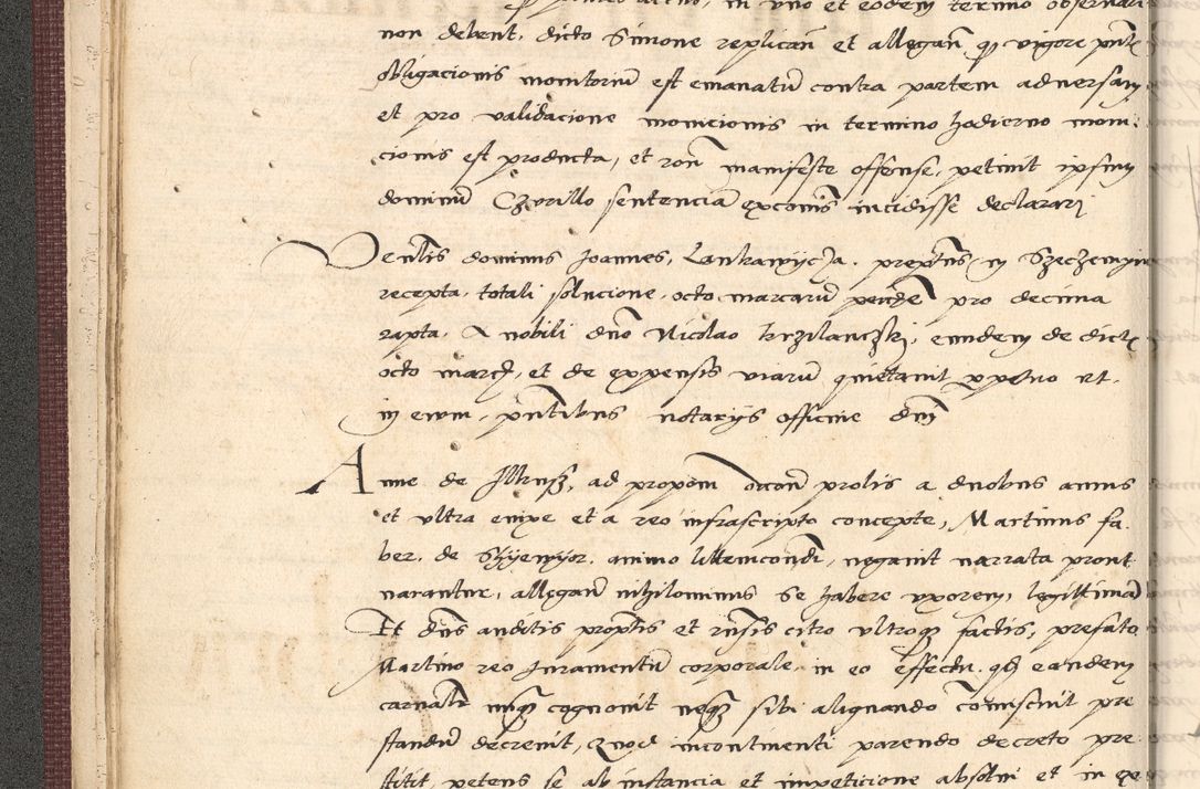 Zdjęcie nr 48 dla obiektu archiwalnego: Acta actorum, obligacionum sententiarumque tam interlocutoriarum quam diffinitivarum coram reverendo domino Thoma Roschnowsky canonico et officiali Cracoviensi generali ad annum Domini 1534, indicione septima, pontificatus sanctissimi in Christo patris domini et domini Clementis pape septimi, anno ipsius undecimo vel alias, ut dicitur vacante sede apostolica feliciter continuantur