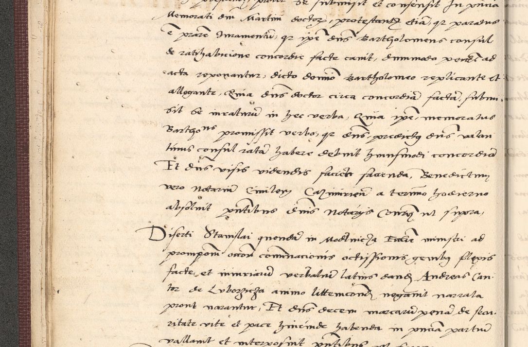 Zdjęcie nr 46 dla obiektu archiwalnego: Acta actorum, obligacionum sententiarumque tam interlocutoriarum quam diffinitivarum coram reverendo domino Thoma Roschnowsky canonico et officiali Cracoviensi generali ad annum Domini 1534, indicione septima, pontificatus sanctissimi in Christo patris domini et domini Clementis pape septimi, anno ipsius undecimo vel alias, ut dicitur vacante sede apostolica feliciter continuantur