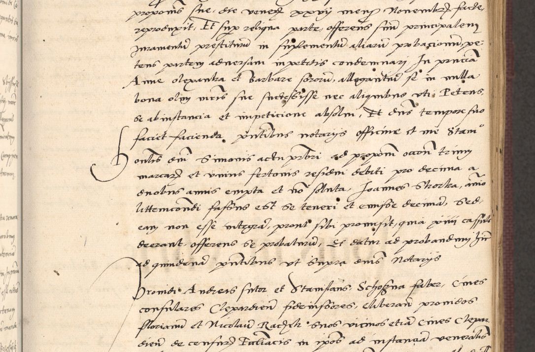Zdjęcie nr 43 dla obiektu archiwalnego: Acta actorum, obligacionum sententiarumque tam interlocutoriarum quam diffinitivarum coram reverendo domino Thoma Roschnowsky canonico et officiali Cracoviensi generali ad annum Domini 1534, indicione septima, pontificatus sanctissimi in Christo patris domini et domini Clementis pape septimi, anno ipsius undecimo vel alias, ut dicitur vacante sede apostolica feliciter continuantur