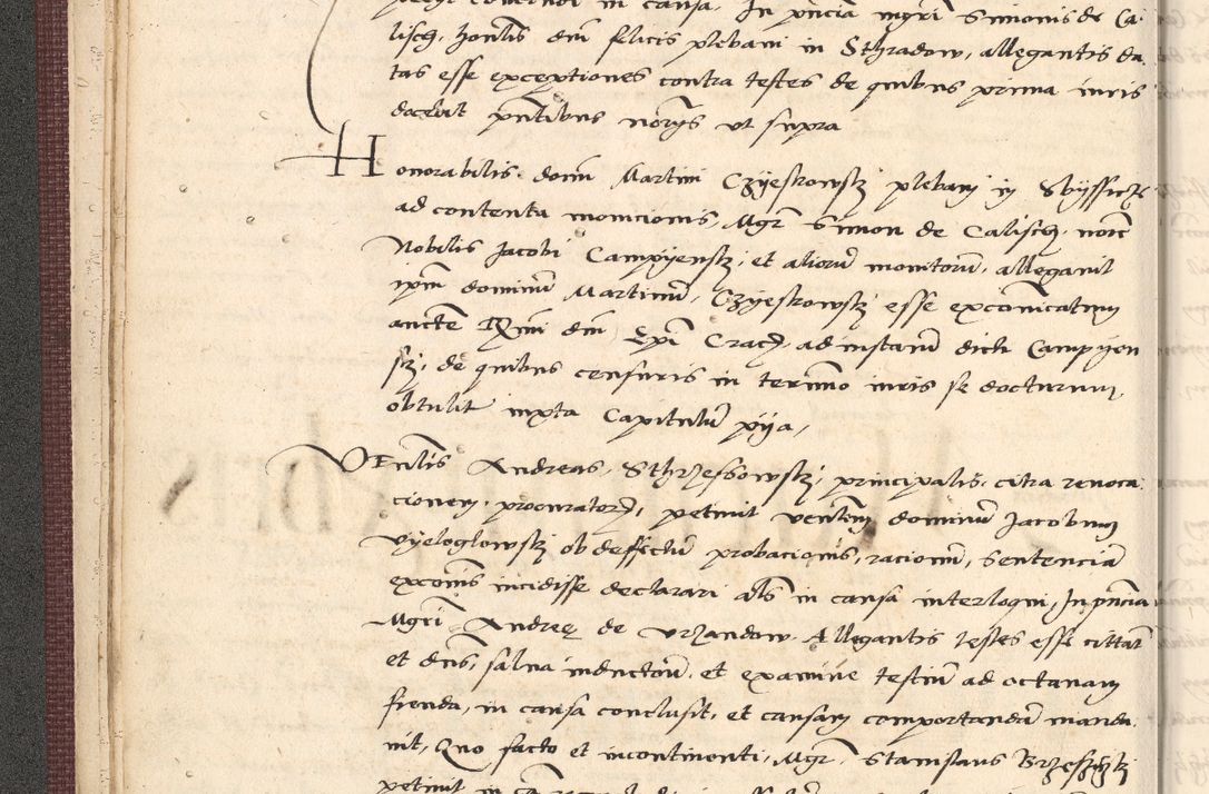 Zdjęcie nr 42 dla obiektu archiwalnego: Acta actorum, obligacionum sententiarumque tam interlocutoriarum quam diffinitivarum coram reverendo domino Thoma Roschnowsky canonico et officiali Cracoviensi generali ad annum Domini 1534, indicione septima, pontificatus sanctissimi in Christo patris domini et domini Clementis pape septimi, anno ipsius undecimo vel alias, ut dicitur vacante sede apostolica feliciter continuantur