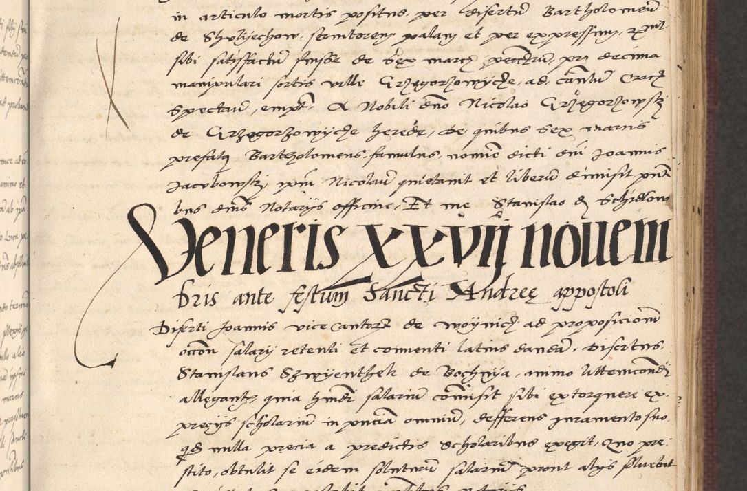 Zdjęcie nr 37 dla obiektu archiwalnego: Acta actorum, obligacionum sententiarumque tam interlocutoriarum quam diffinitivarum coram reverendo domino Thoma Roschnowsky canonico et officiali Cracoviensi generali ad annum Domini 1534, indicione septima, pontificatus sanctissimi in Christo patris domini et domini Clementis pape septimi, anno ipsius undecimo vel alias, ut dicitur vacante sede apostolica feliciter continuantur