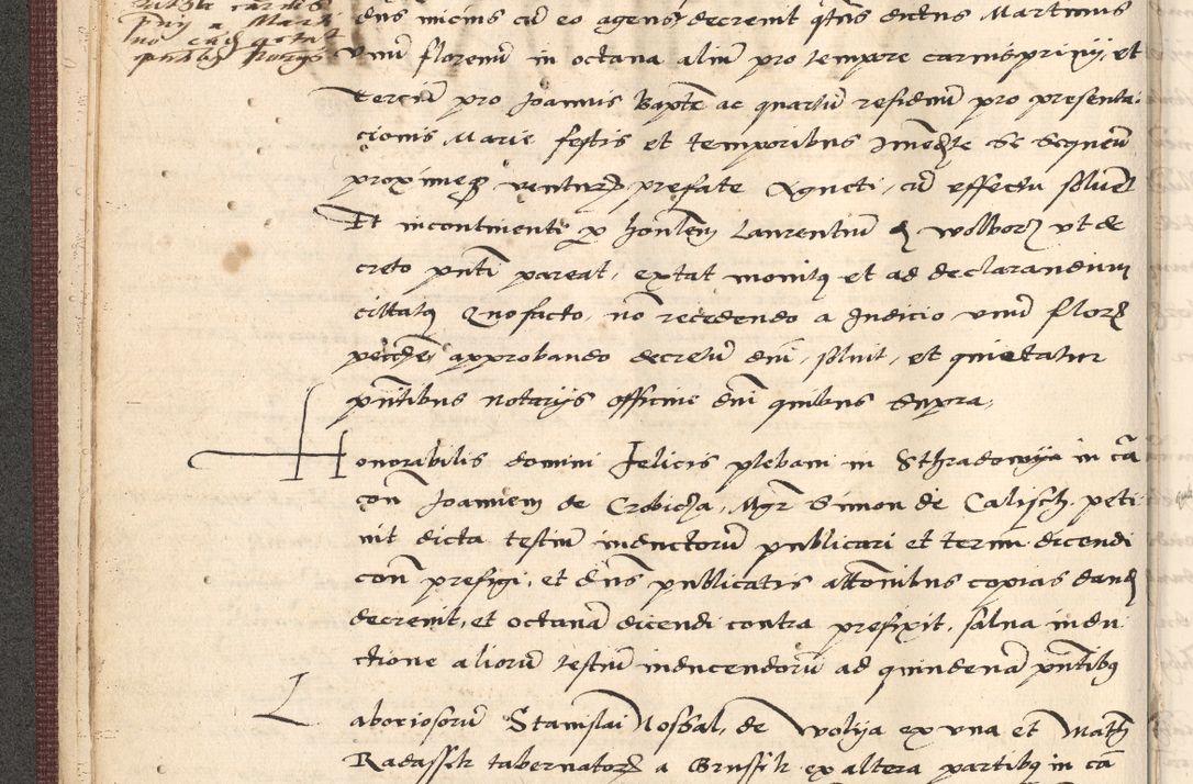 Zdjęcie nr 32 dla obiektu archiwalnego: Acta actorum, obligacionum sententiarumque tam interlocutoriarum quam diffinitivarum coram reverendo domino Thoma Roschnowsky canonico et officiali Cracoviensi generali ad annum Domini 1534, indicione septima, pontificatus sanctissimi in Christo patris domini et domini Clementis pape septimi, anno ipsius undecimo vel alias, ut dicitur vacante sede apostolica feliciter continuantur