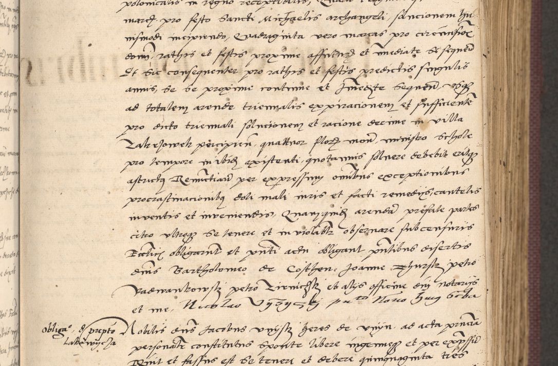 Zdjęcie nr 29 dla obiektu archiwalnego: Acta actorum, obligacionum sententiarumque tam interlocutoriarum quam diffinitivarum coram reverendo domino Thoma Roschnowsky canonico et officiali Cracoviensi generali ad annum Domini 1534, indicione septima, pontificatus sanctissimi in Christo patris domini et domini Clementis pape septimi, anno ipsius undecimo vel alias, ut dicitur vacante sede apostolica feliciter continuantur
