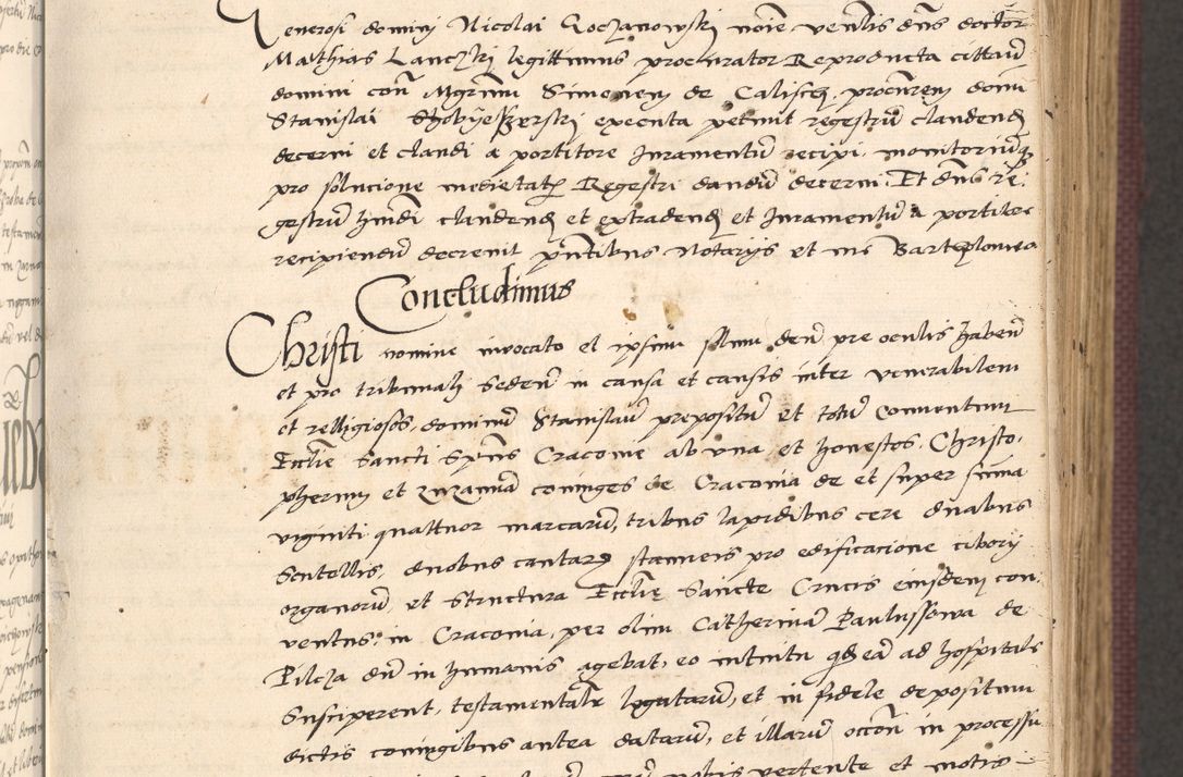 Zdjęcie nr 25 dla obiektu archiwalnego: Acta actorum, obligacionum sententiarumque tam interlocutoriarum quam diffinitivarum coram reverendo domino Thoma Roschnowsky canonico et officiali Cracoviensi generali ad annum Domini 1534, indicione septima, pontificatus sanctissimi in Christo patris domini et domini Clementis pape septimi, anno ipsius undecimo vel alias, ut dicitur vacante sede apostolica feliciter continuantur