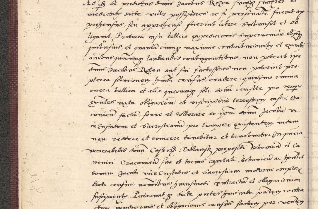 Zdjęcie nr 18 dla obiektu archiwalnego: Acta actorum, obligacionum sententiarumque tam interlocutoriarum quam diffinitivarum coram reverendo domino Thoma Roschnowsky canonico et officiali Cracoviensi generali ad annum Domini 1534, indicione septima, pontificatus sanctissimi in Christo patris domini et domini Clementis pape septimi, anno ipsius undecimo vel alias, ut dicitur vacante sede apostolica feliciter continuantur