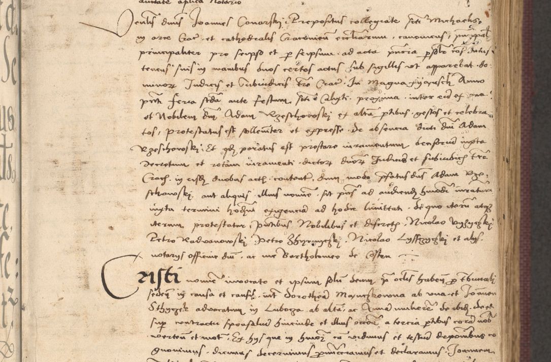 Zdjęcie nr 13 dla obiektu archiwalnego: Acta actorum, obligacionum sententiarumque tam interlocutoriarum quam diffinitivarum coram reverendo domino Thoma Roschnowsky canonico et officiali Cracoviensi generali ad annum Domini 1534, indicione septima, pontificatus sanctissimi in Christo patris domini et domini Clementis pape septimi, anno ipsius undecimo vel alias, ut dicitur vacante sede apostolica feliciter continuantur