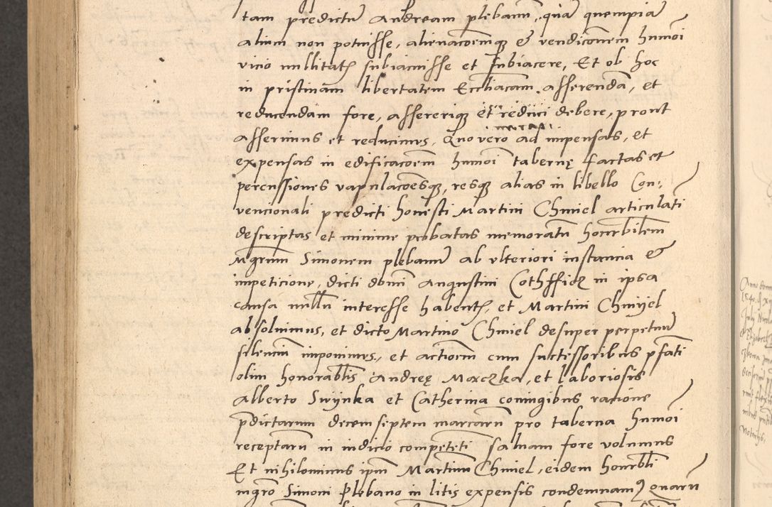 Zdjęcie nr 929 dla obiektu archiwalnego: Acta actorum causarum, sentenciarum et obligationum coram reverendo patre domino Thoma Roznowski canonico et reverendissimi in Christo patris et domini domini Patri Dei gratia Cracoviensis. Sabbato, 26 Octobris in ecclesiam suam solenniter recepti officialis generalis Cracoviensis dinita administratura, qua fungebatur post mortem reverendissimi olim felicis recordationis domini Joannis Choiecki episcopi Cracoviensis et Regni Polonie cancelarii anno presenti currenti videlicet 1538, die 11 Marcii Piotrcovie in comiciis celebratis circiter 23 horam defuncti sepulto corpore nona eiusdemque obsequiis X respective Aprilis peractis electo sub indictione XI, pontificatu vero sanctissimi in Christo patris et domini nostri domini Pauli divina providencia pape tercii foeliciter moderni, anno quarto, incepta felicibus auspiciis continuantur ordine processu infrascripto