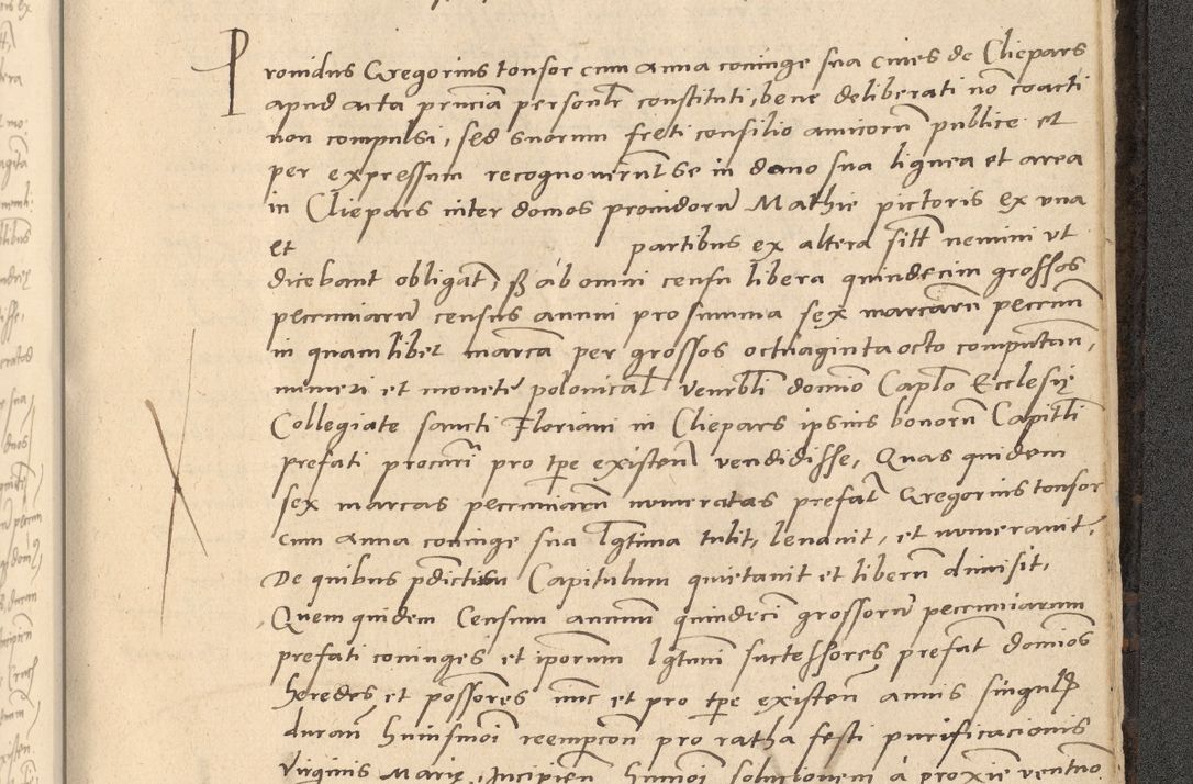 Zdjęcie nr 920 dla obiektu archiwalnego: Acta actorum causarum, sentenciarum et obligationum coram reverendo patre domino Thoma Roznowski canonico et reverendissimi in Christo patris et domini domini Patri Dei gratia Cracoviensis. Sabbato, 26 Octobris in ecclesiam suam solenniter recepti officialis generalis Cracoviensis dinita administratura, qua fungebatur post mortem reverendissimi olim felicis recordationis domini Joannis Choiecki episcopi Cracoviensis et Regni Polonie cancelarii anno presenti currenti videlicet 1538, die 11 Marcii Piotrcovie in comiciis celebratis circiter 23 horam defuncti sepulto corpore nona eiusdemque obsequiis X respective Aprilis peractis electo sub indictione XI, pontificatu vero sanctissimi in Christo patris et domini nostri domini Pauli divina providencia pape tercii foeliciter moderni, anno quarto, incepta felicibus auspiciis continuantur ordine processu infrascripto