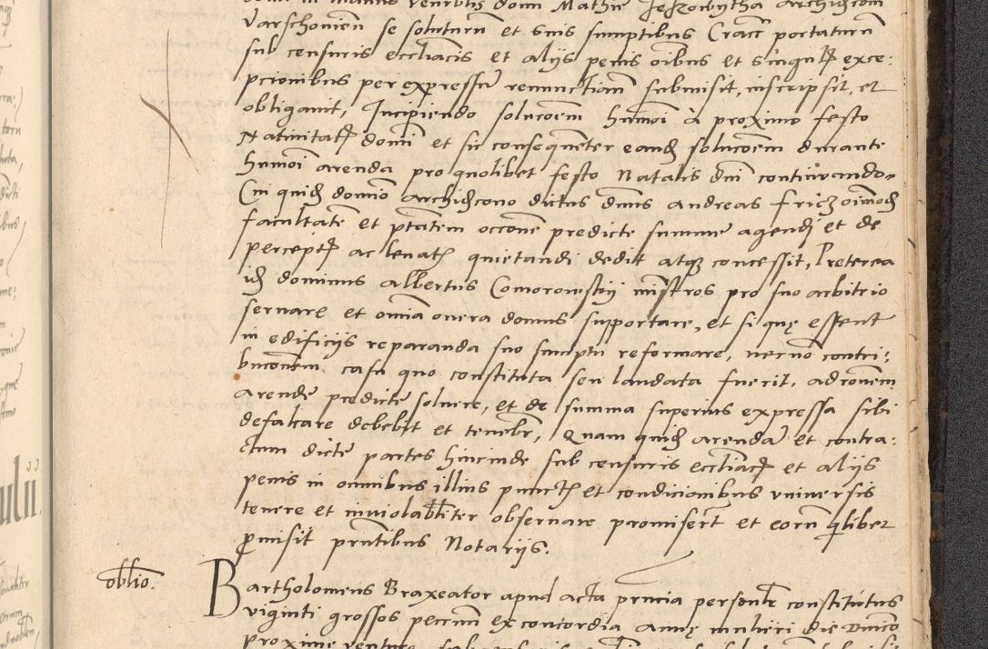 Zdjęcie nr 910 dla obiektu archiwalnego: Acta actorum causarum, sentenciarum et obligationum coram reverendo patre domino Thoma Roznowski canonico et reverendissimi in Christo patris et domini domini Patri Dei gratia Cracoviensis. Sabbato, 26 Octobris in ecclesiam suam solenniter recepti officialis generalis Cracoviensis dinita administratura, qua fungebatur post mortem reverendissimi olim felicis recordationis domini Joannis Choiecki episcopi Cracoviensis et Regni Polonie cancelarii anno presenti currenti videlicet 1538, die 11 Marcii Piotrcovie in comiciis celebratis circiter 23 horam defuncti sepulto corpore nona eiusdemque obsequiis X respective Aprilis peractis electo sub indictione XI, pontificatu vero sanctissimi in Christo patris et domini nostri domini Pauli divina providencia pape tercii foeliciter moderni, anno quarto, incepta felicibus auspiciis continuantur ordine processu infrascripto
